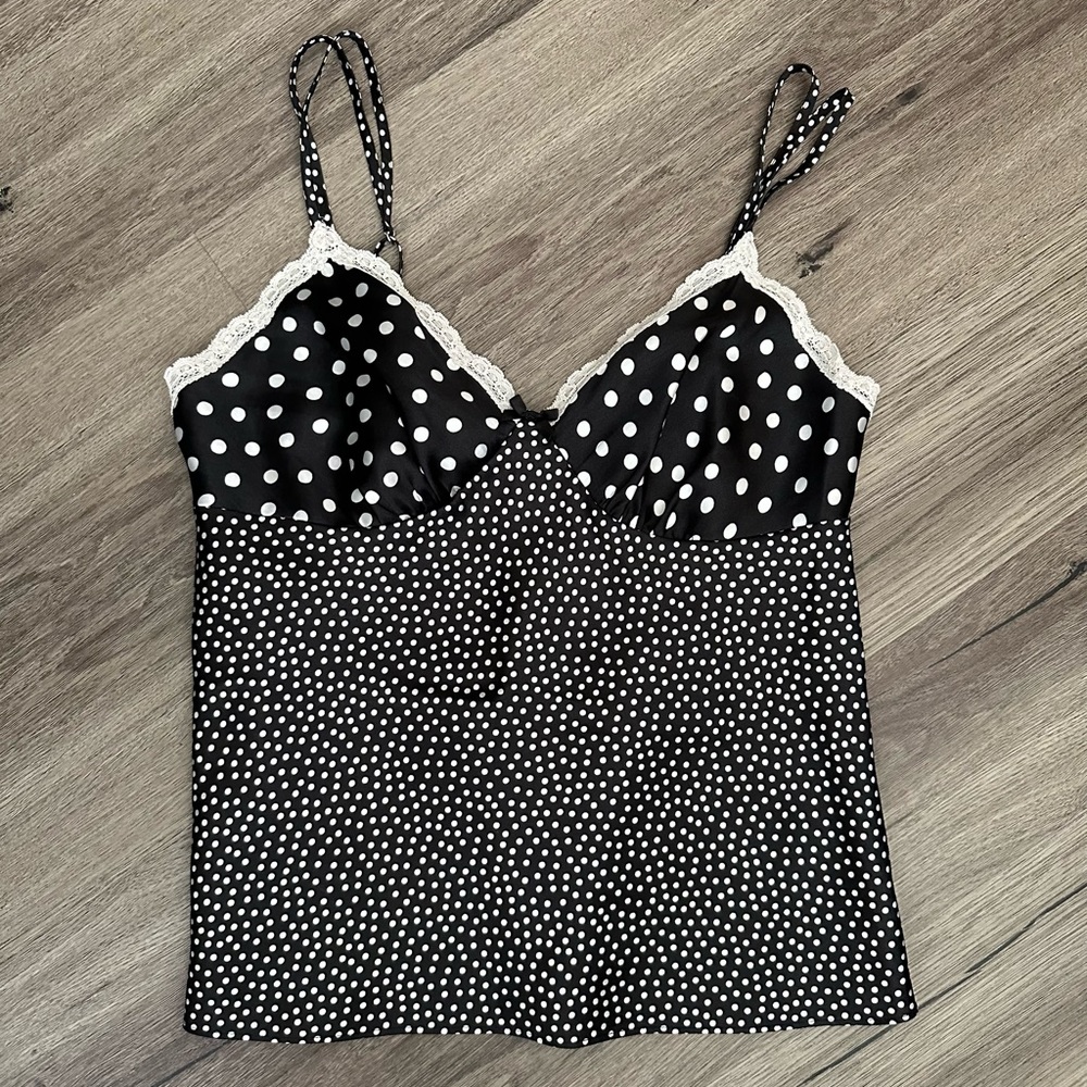Y2K silky camisole top